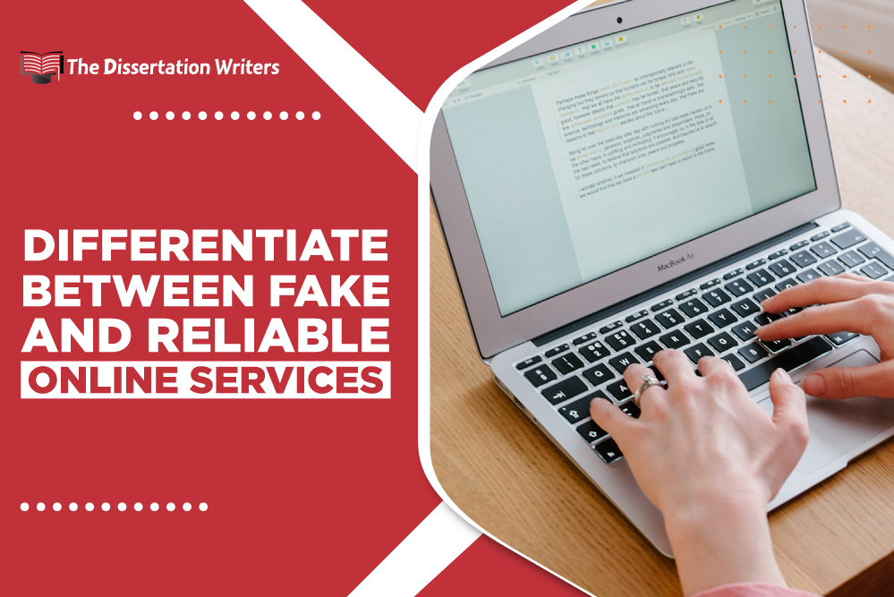 Differentiate between fake and reliable online services